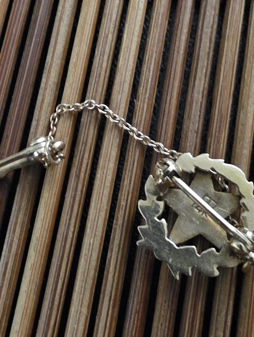 14k Eastern Star Yellow Gold Pin (Vintage)